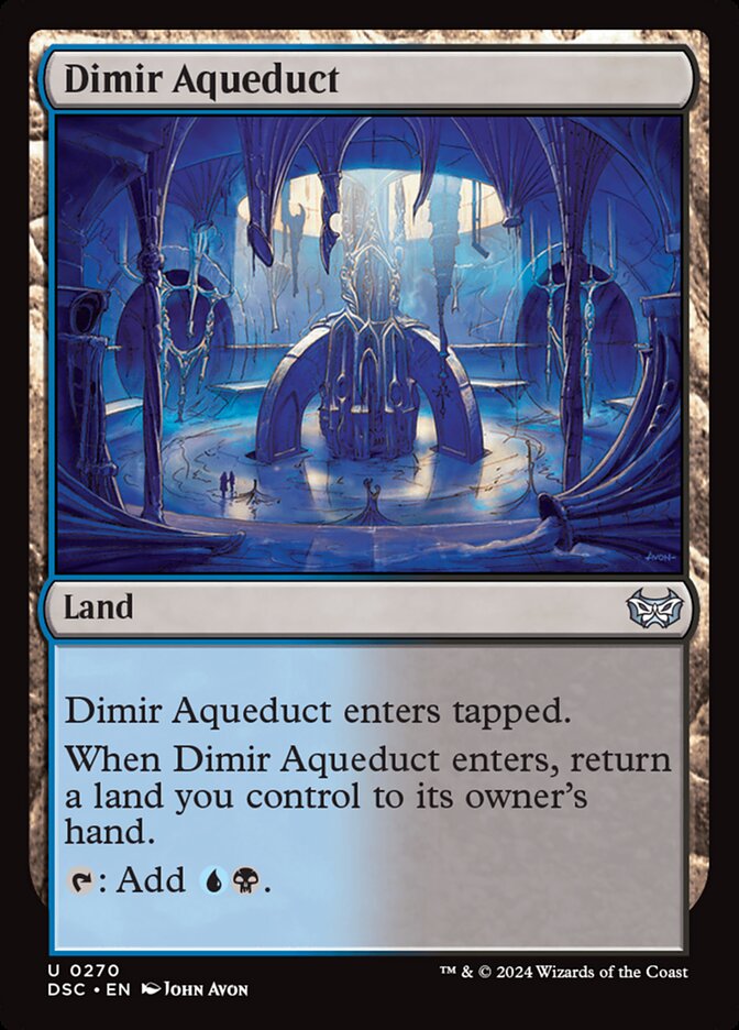 Dimir Aqueduct — Duskmourn: House of Horror Commander 270/373