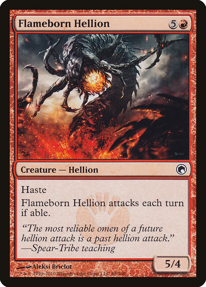 Flameborn Hellion — Scars of Mirrodin 89/249