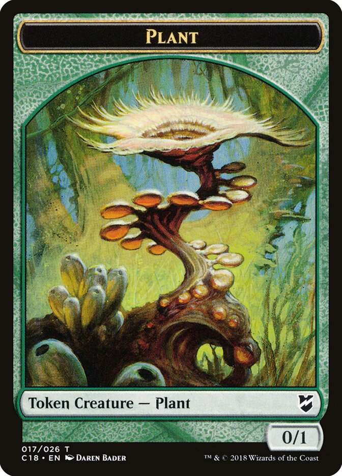 Plant — Commander 2018 Tokens 17/26