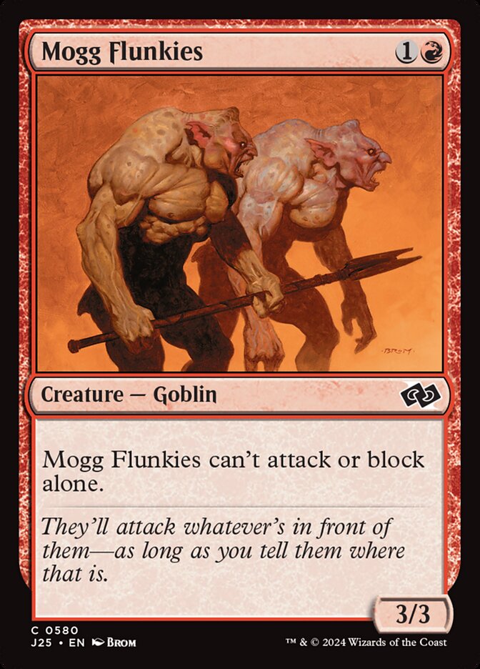Mogg Flunkies — Foundations Jumpstart 580/779