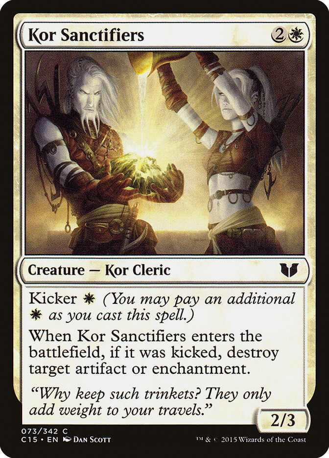 Sanctificateurs kor — Commander 2015 73/342