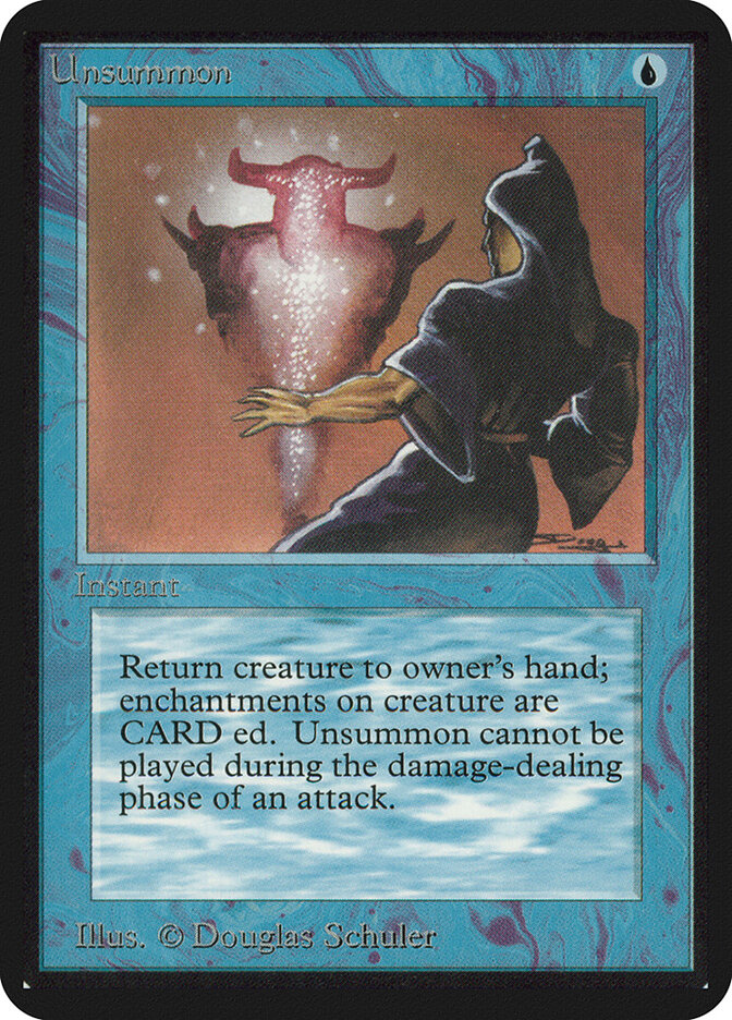 Unsummon — Limited Edition Alpha 86/295