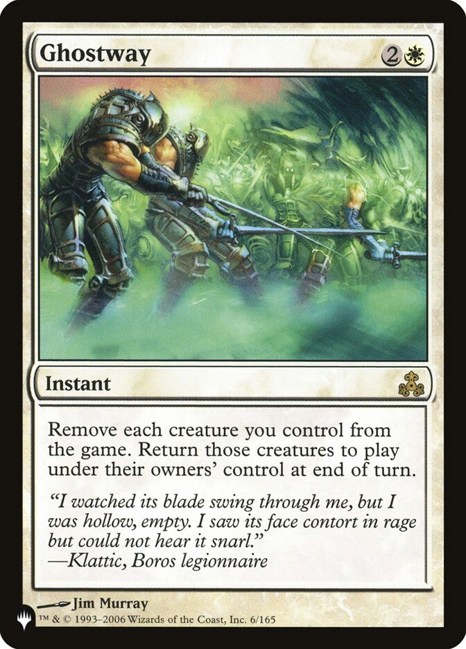 Ghostway — The List GPT-6/5581
