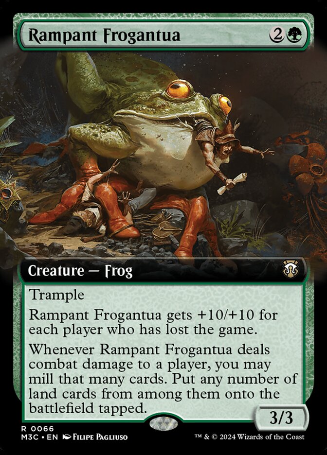 Rampant Frogantua — Modern Horizons 3 Commander 66/398