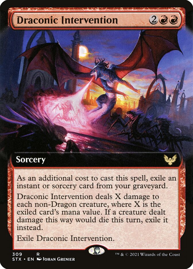 Draconic Intervention — Strixhaven: School of Mages 309/393