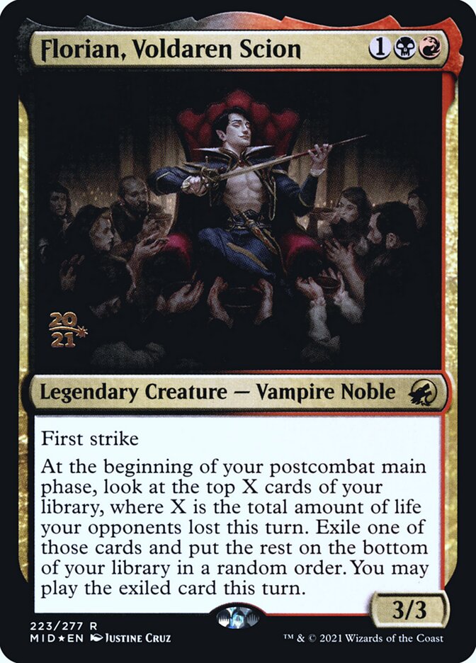 Florian, Voldaren Scion — Innistrad: Midnight Hunt Promos 223s/155