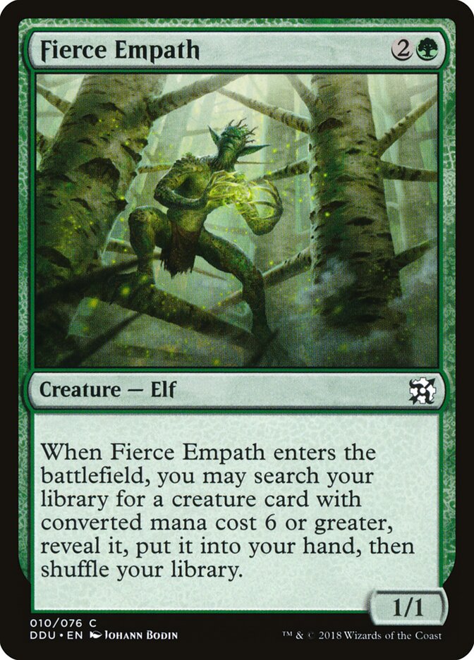 Fierce Empath — Duel Decks: Elves vs. Inventors 10/76