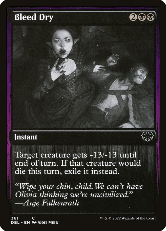 Bleed Dry — Innistrad: Double Feature 361/535