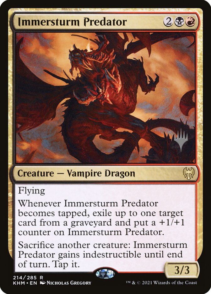 Immersturm Predator — Kaldheim Promos 214p/158