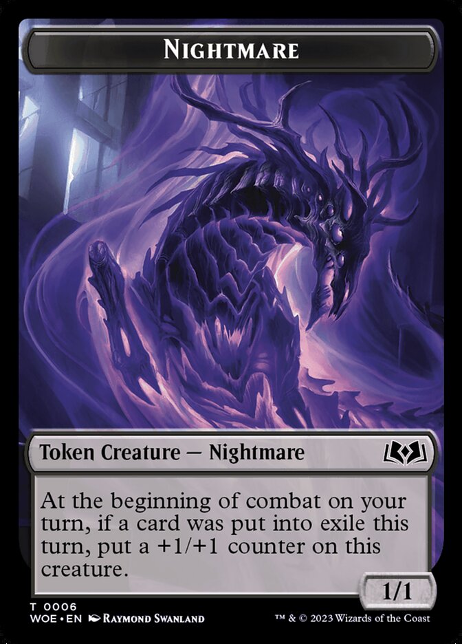 Nightmare — Wilds of Eldraine Tokens 6/18