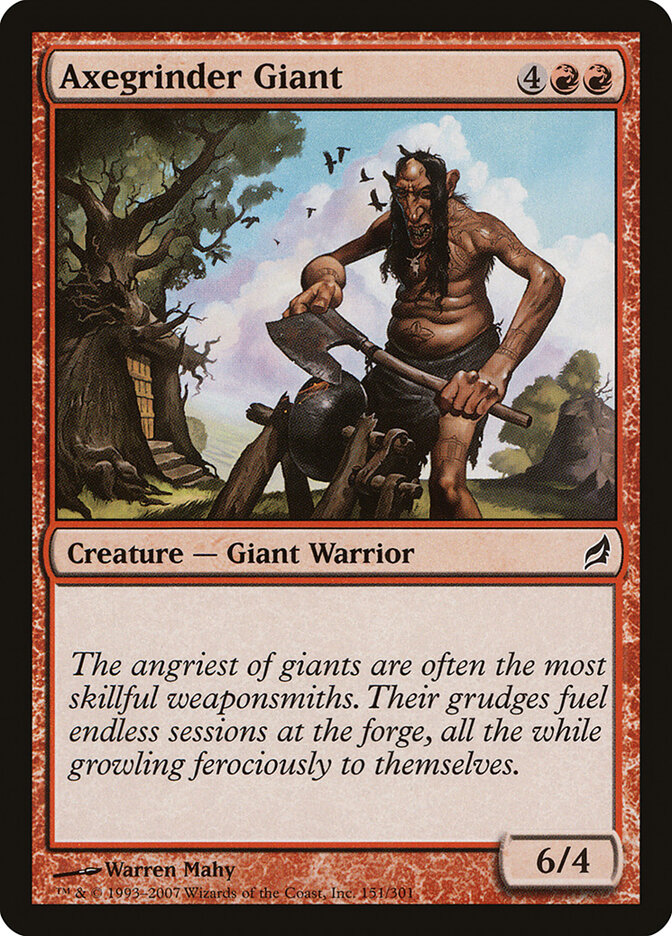 Axegrinder Giant — Lorwyn 151/301