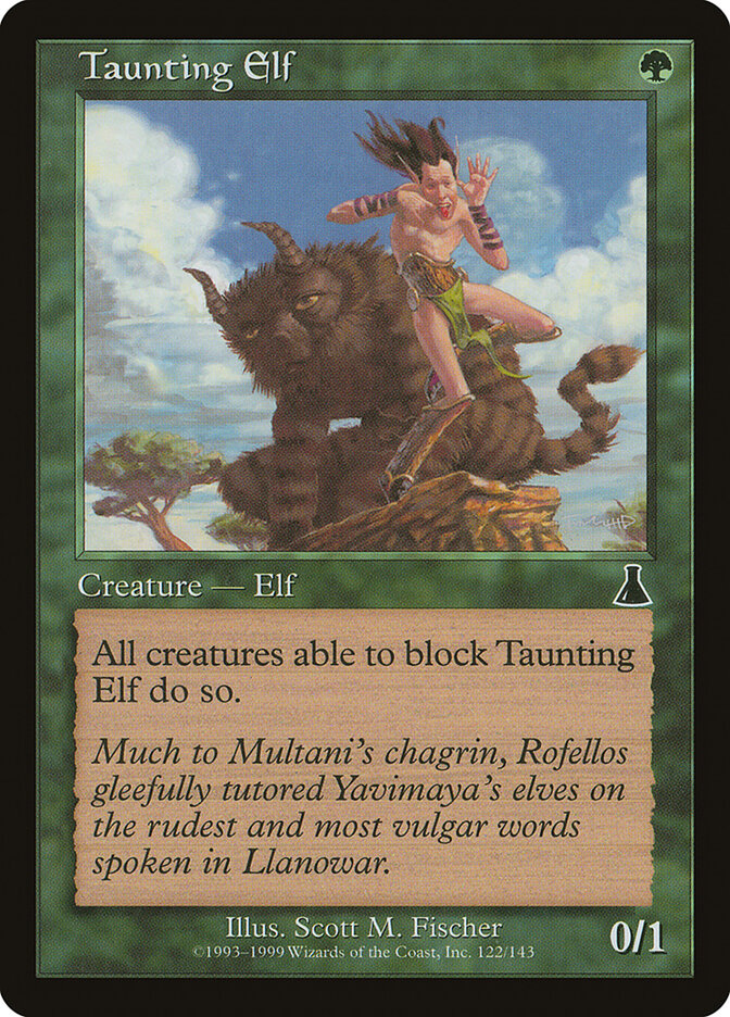 Taunting Elf — Urza's Destiny 122/143