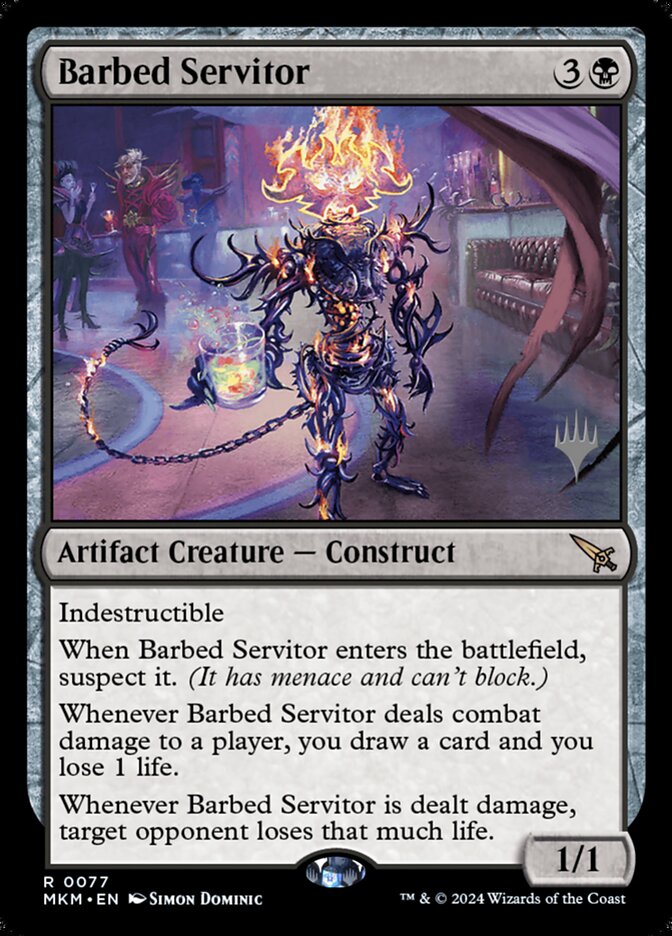 Barbed Servitor — Murders at Karlov Manor Promos 77p/180