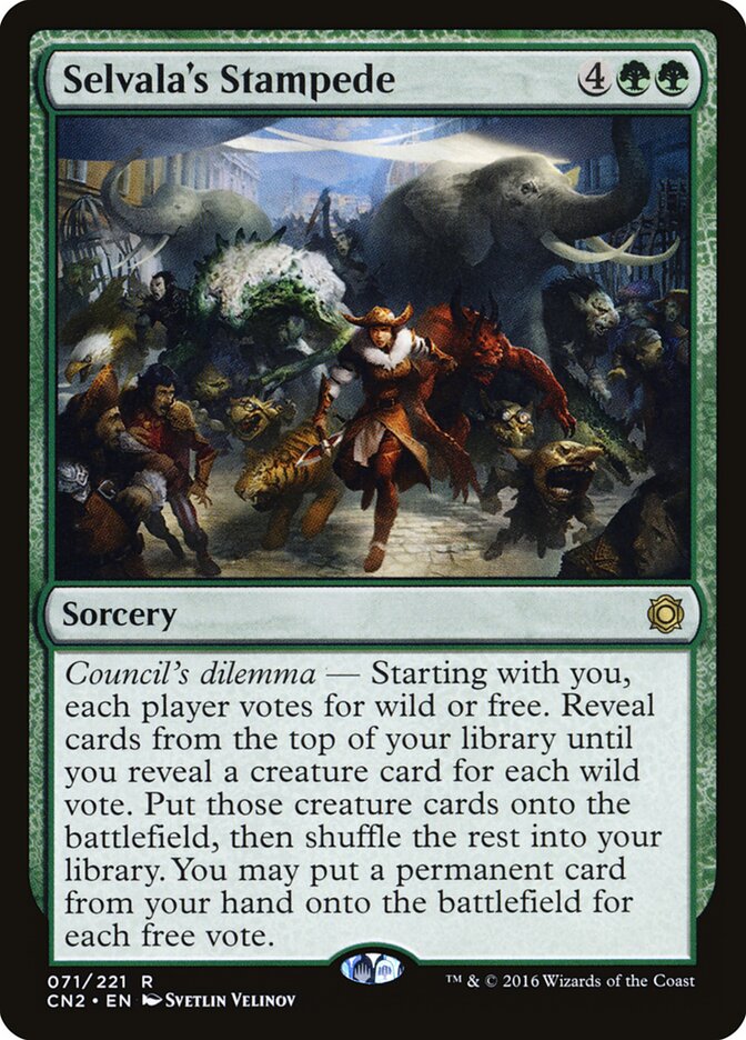 Selvala's Stampede — Conspiracy: Take the Crown 71/222