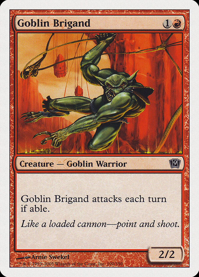 Goblin Brigand — Ninth Edition 190/709