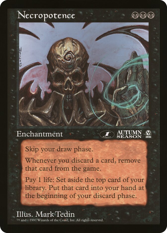 Necropotence — Oversized League Prizes 21/83