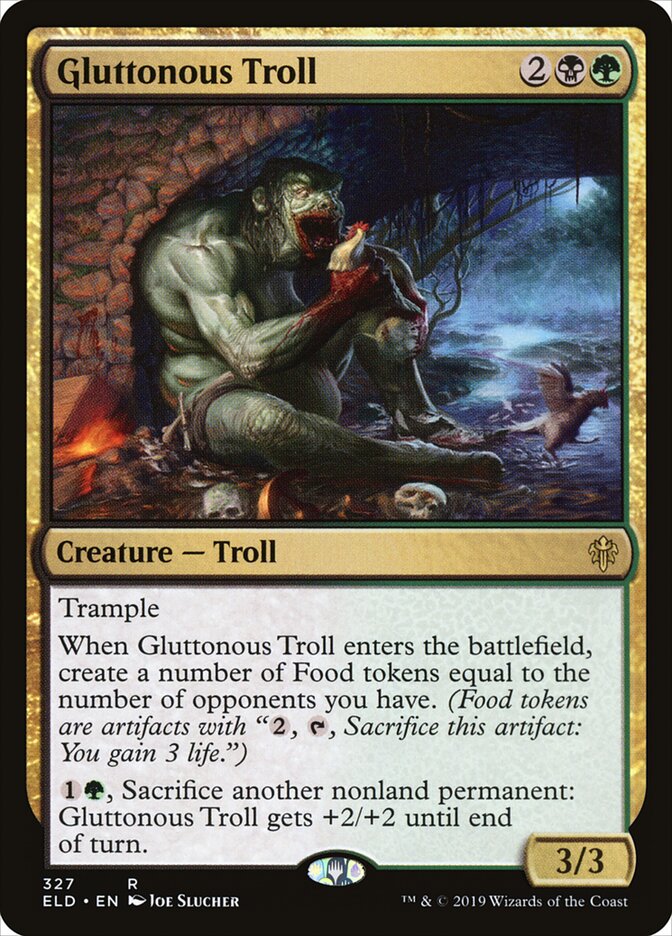 Gluttonous Troll — Throne of Eldraine 327/398
