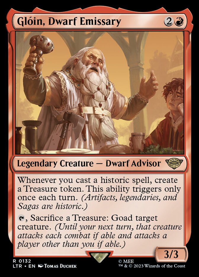 Glóin, Dwarf Emissary — The Lord of the Rings: Tales of Middle-earth 132/856