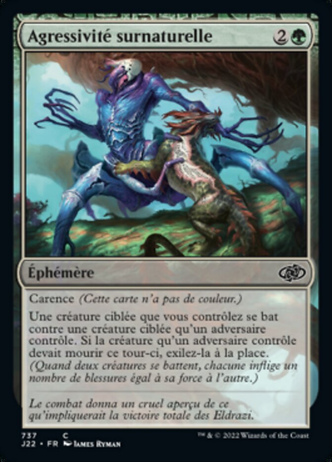 Agressivité surnaturelle — Jumpstart 2022 737/835