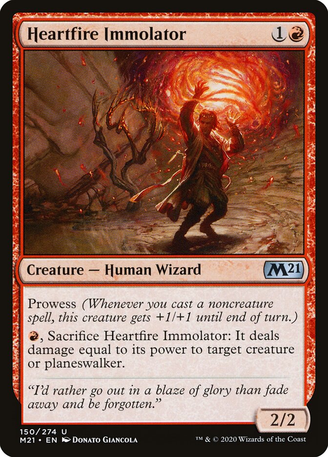 Heartfire Immolator — Core Set 2021 150/397