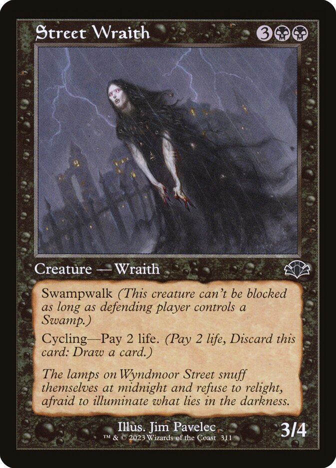Street Wraith — Dominaria Remastered 311/457