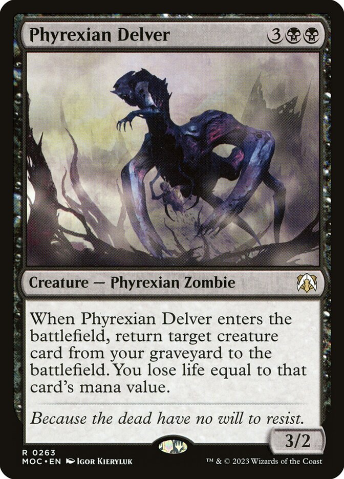 Phyrexian Delver — March of the Machine Commander 263/450