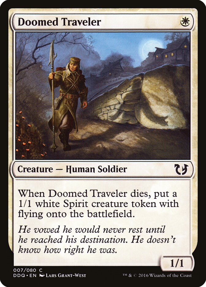 Doomed Traveler — Duel Decks: Blessed vs. Cursed 7/80