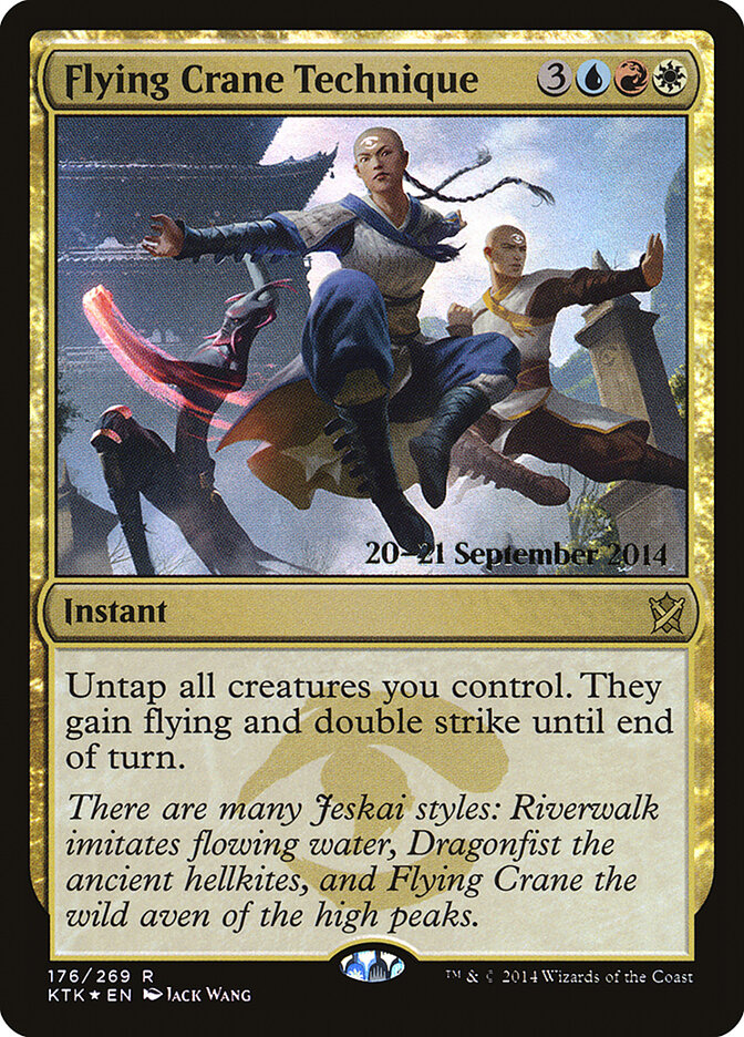 Flying Crane Technique — Khans of Tarkir Promos 176s/56