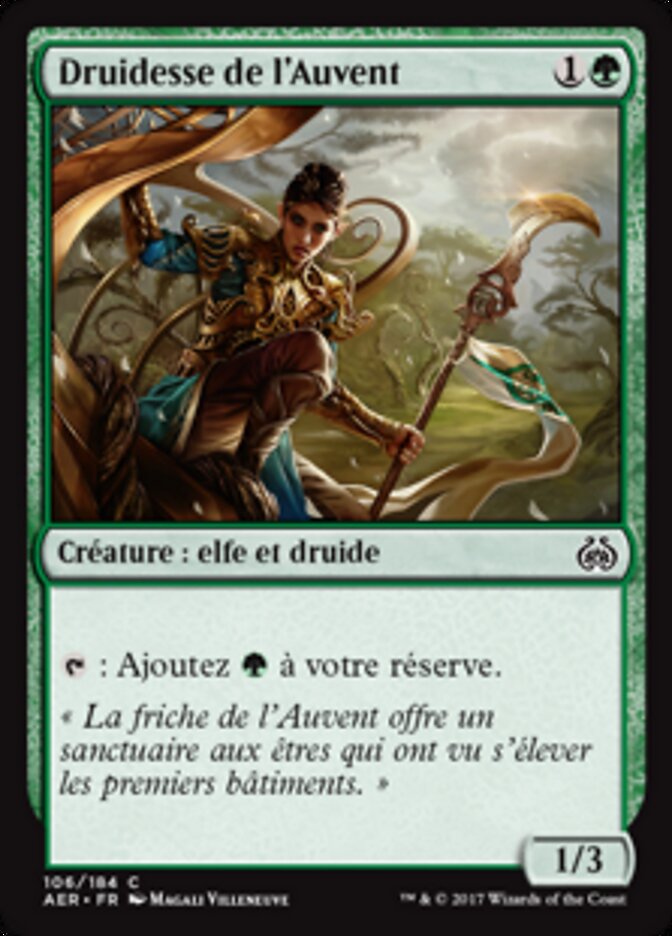 Druidesse de l'Auvent — Aether Revolt 106/194