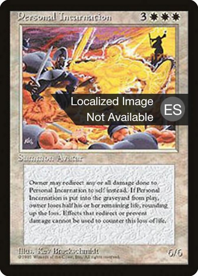 Personal Incarnation — Fourth Edition Foreign Black Border 40/378