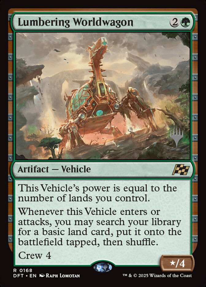 Lumbering Worldwagon — Aetherdrift Promos 168p/160