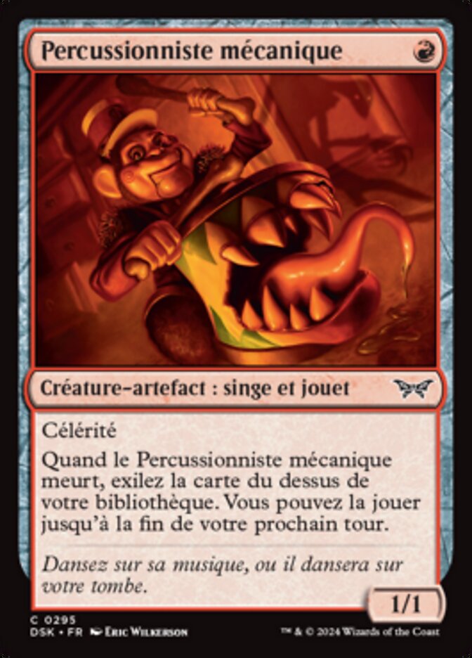 Percussionniste mécanique — Duskmourn: House of Horror 295/419