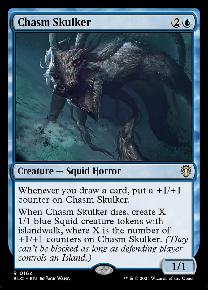 Chasm Skulker — Bloomburrow Commander 164/356