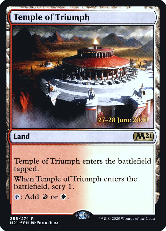 Temple of Triumph — Core Set 2021 Promos 256s/137