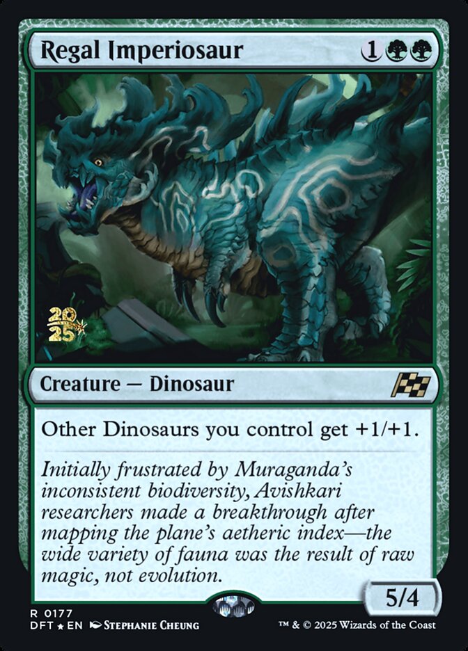 Regal Imperiosaur — Aetherdrift Promos 177s/160
