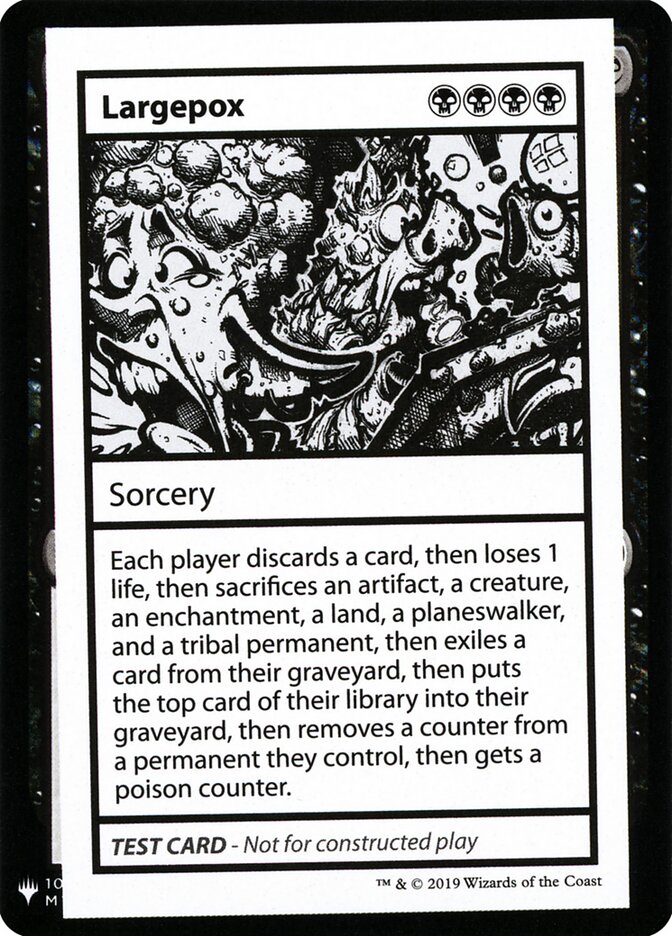 Largepox — Mystery Booster Playtest Cards 2019 44/121
