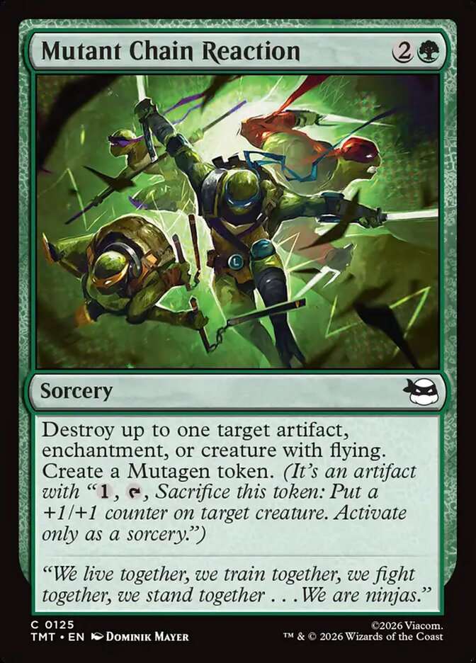 Mutant Chain Reaction — Teenage Mutant Ninja Turtles 125/320