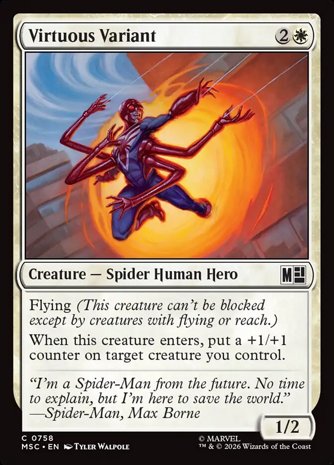 Virtuous Variant — Marvel Super Heroes Commander 758/866