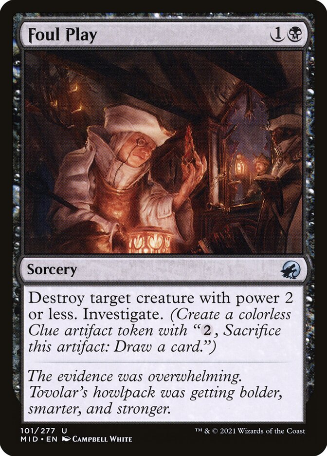 Foul Play — Innistrad: Midnight Hunt 101/398