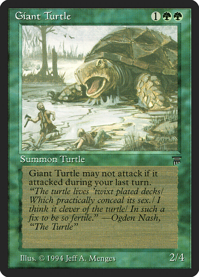 Giant Turtle — Legends 188/310