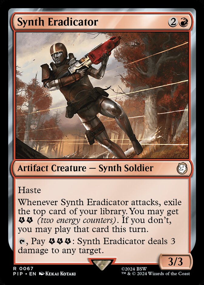 Synth Eradicator — Fallout 67/1068