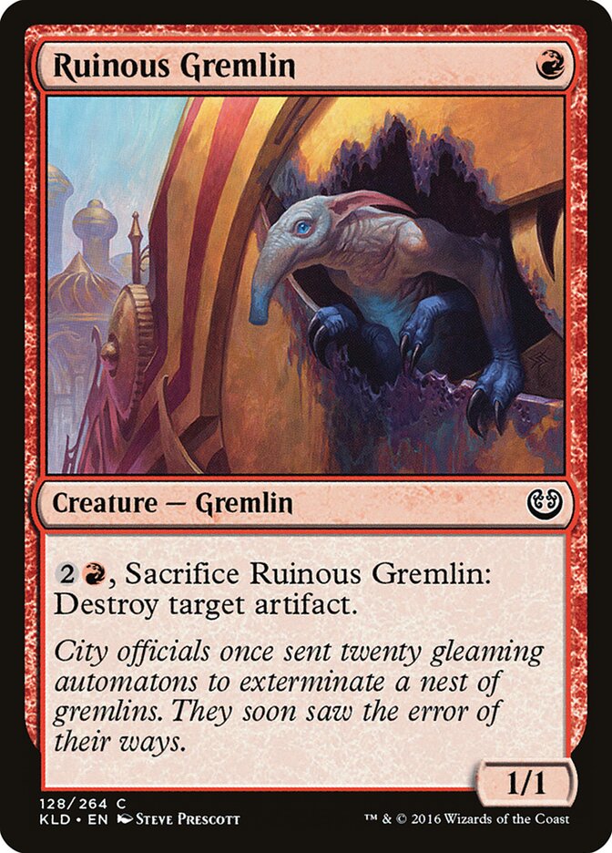 Ruinous Gremlin — Kaladesh 128/274