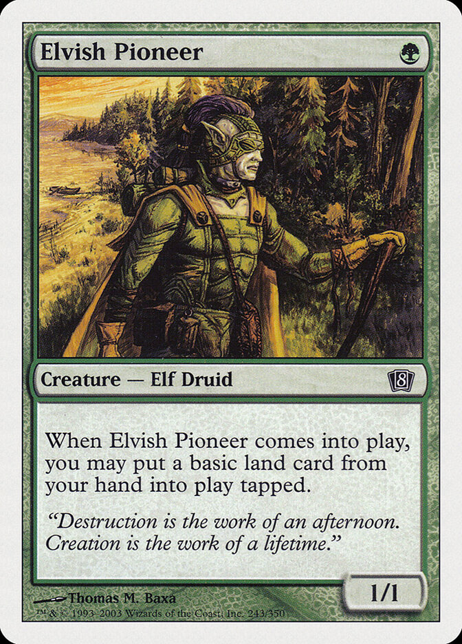 Pionnier elfe — Eighth Edition 243/710