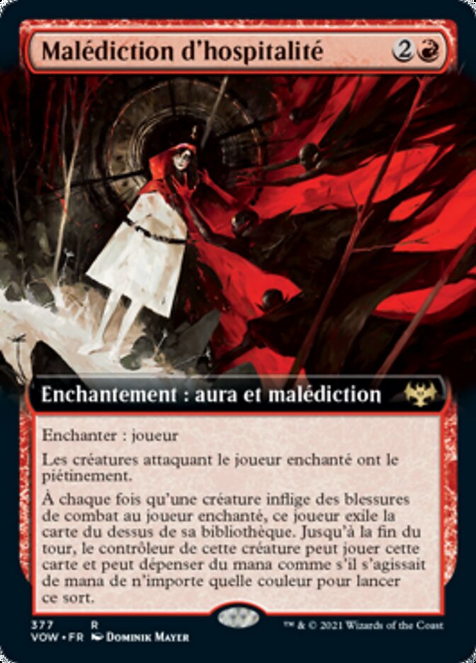 Malédiction d'hospitalité — Innistrad: Crimson Vow 377/423