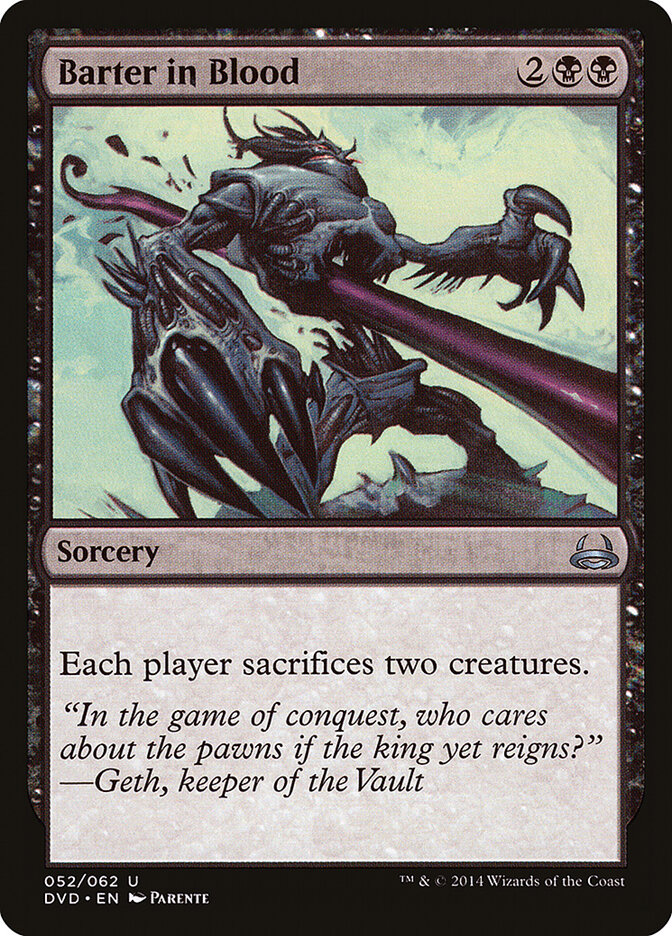 Barter in Blood — Duel Decks Anthology: Divine vs. Demonic 52/62