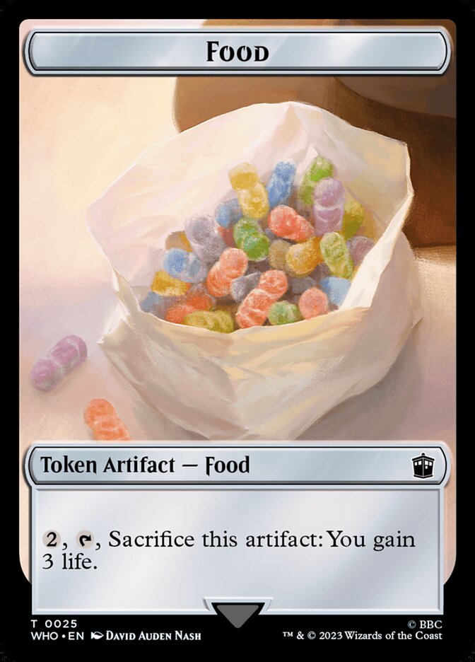 Food — Doctor Who Tokens 25/64