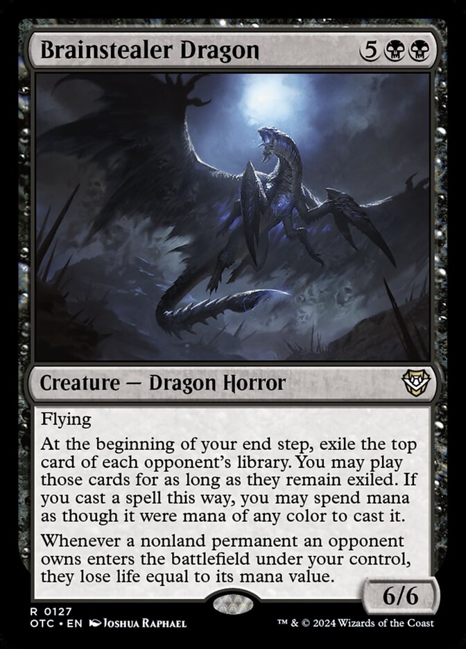 Brainstealer Dragon — Outlaws of Thunder Junction Commander 127/342