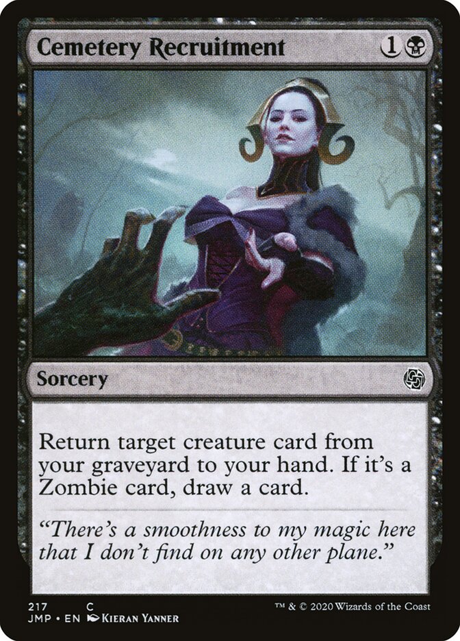Cemetery Recruitment — Jumpstart 217/497