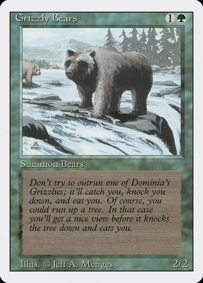 Grizzly Bears — Revised Edition 201/306