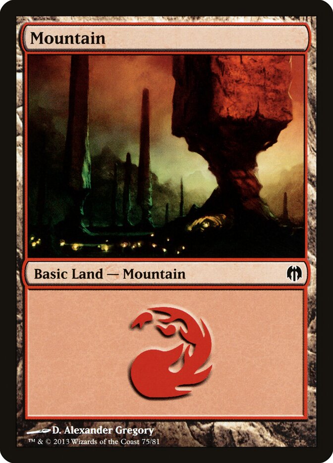 Mountain — Duel Decks: Heroes vs. Monsters 75/81